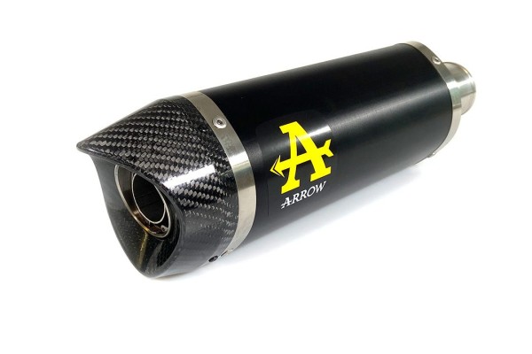 Escape ARROW DARK THUNDER aluminio con tapa de carbono para Yamaha MT-07 (21-)