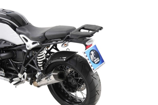 Portamaletas Alurack negro para BMW R nineT (14-16) Hepco & Becker