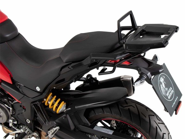 Portamaletas de aluminio negro para Ducati Multistrada 1200 Enduro (16-18) Hepco & Becker