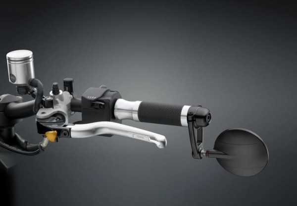 Espejo de manillar RIZOMA "SPY-ARM" izquierdo o derecho para Vespa, anodizado negro