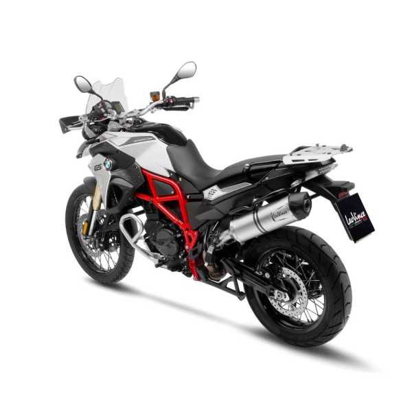 Sistema de escape LeoVince LV One Evo para BMW F 700 GS /F 800 GS, plateado, slip on, E-certificate