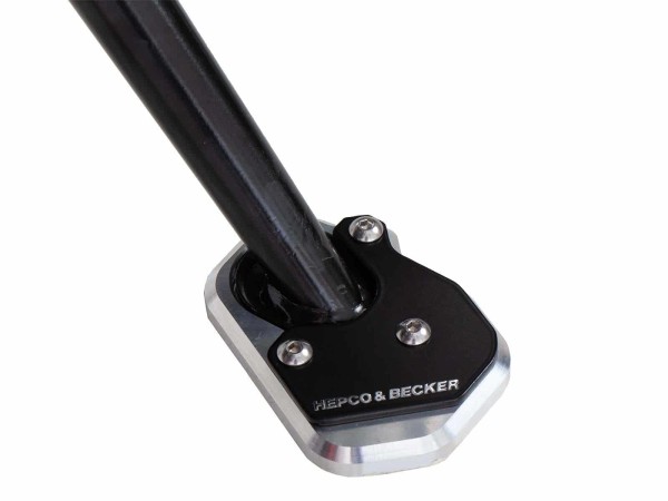 Placa caballete lateral para Aprilia Tuono V4 Factory (21-) Hepco & Becker