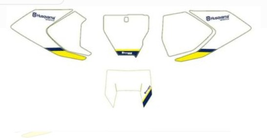 Paneles de números iniciales para Husqvarna FS 450