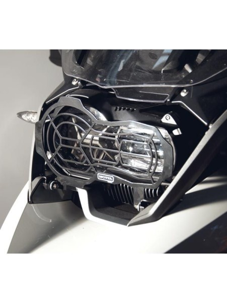Protector de faro plegable para BMW R 1200 GS Adventure LC (14-18), negro