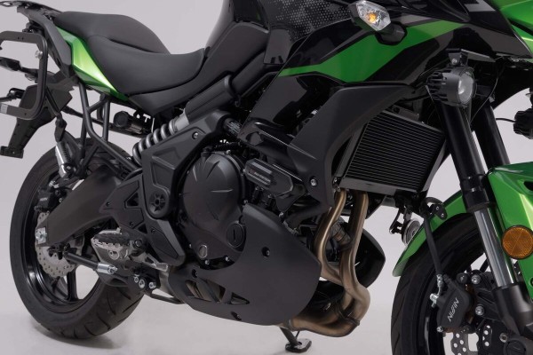 SW-Motech Kit crash pad negro para Kawasaki KLE 650 Versys (14-21) - SW Motech