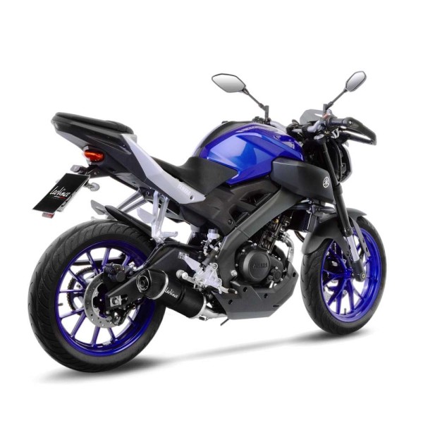 Sistema completo LeoVince LV One Evo para Yamaha MT-125 /YZF-R 125, carbono, homologación E