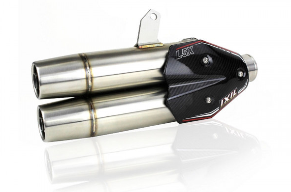 IXIL L5X HYPERLOW sistema completo de acero inoxidable Yamaha T-Max DX / SX (Bj.17-)