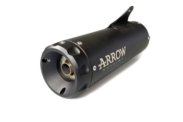 Escape ARROW REBEL DARK Slip-On con tapa de aluminio negro para Honda CMX 1100 Rebel /DCT (21-25)