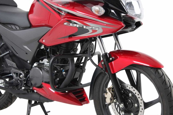 Protector de motor negro para Honda CBF 125 (09-16) Hepco & Becker