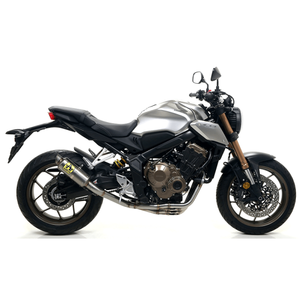 ARROW Racing-Auspuff DARK GP2 für Honda CB650R 2019- aus Edelstahl