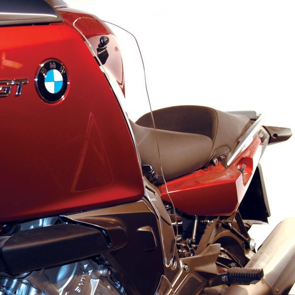 Spoiler parabrisas superior, ajustable para BMW K 1600 GT /GTL (10-16), par, transparente
