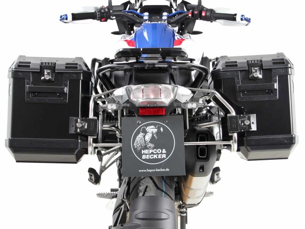Juego portamaletas Portamaletas Cutout incl. juego portamaletas Xplorer Cutout negro para BMW R 1250 GS (19-23)