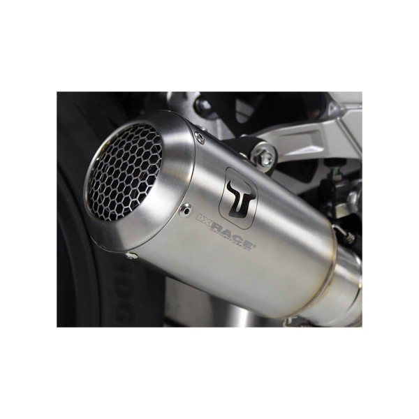 Sistema completo IXRACE MK2 con gato Kawasaki Z 650 /RS, 650 Ninja (21-), acero inoxidable, homologado E, Euro5