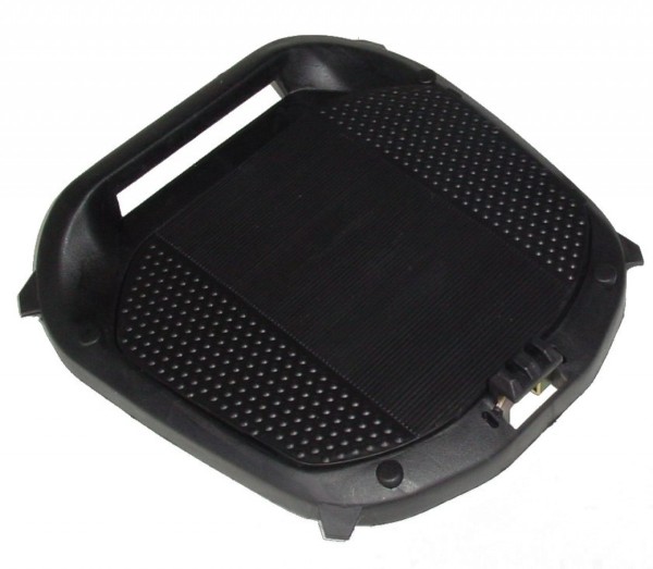 Placa de sujeción para baúl Shad, pequeña, D1B29PAR, negra