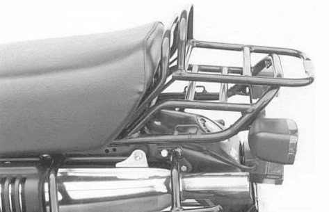 Portaequipajes tubular Topcase negro para R 80 GS (88-94)/R 100 GS (87-94) Hepco & Becker