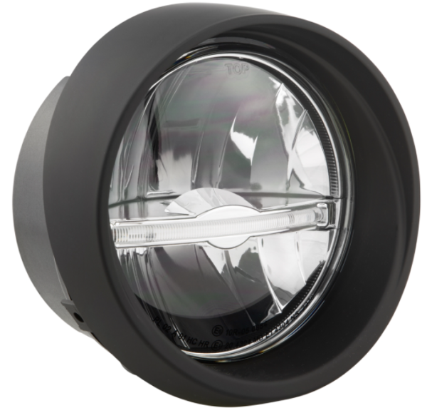 Faro LED para Vespa Primavera 50-150cc 2T/4T (-'18), negro mate
