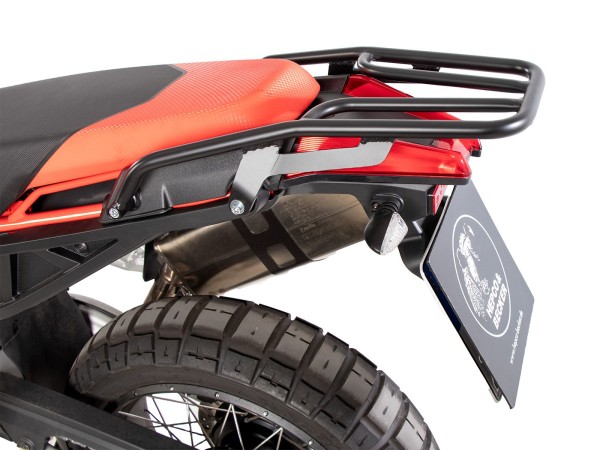 Portaequipajes tubular negro para Aprilia Tuareg 660 Rally (25-) Hepco & Becker