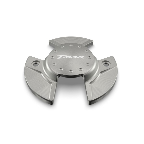 Tapa del motor Billet plata para Yamaha T-MAX (22-) Original