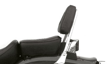 Sissybar sin portaequipajes cromado para Honda CA 125 Rebel (95-01) /CMX 250 Rebel (96-01)