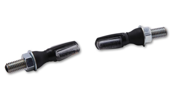HIGHSIDER smart Spark Piloto trasero LED, luz de freno, intermitente negro/tintado 3en1, homologado E (par)