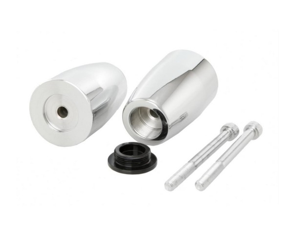 Contrapesos de manillar ZELIONI para Vespa, par, cromado