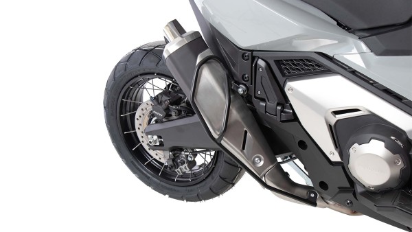 Barra de protección para silenciador trasero negro para Honda X-ADV 750 (21-24) Hepco & Becker