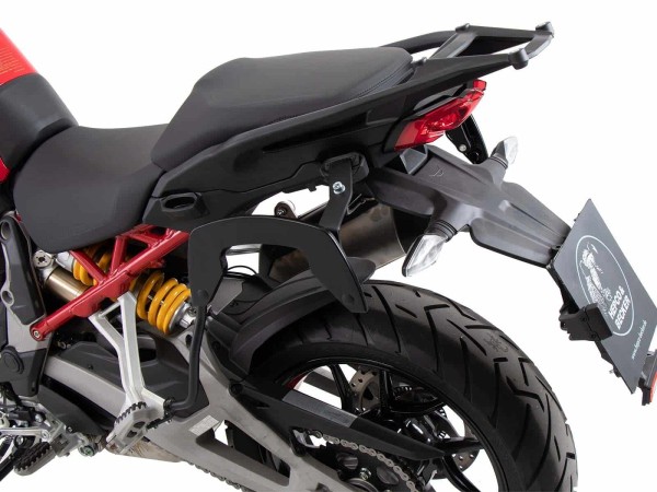 Soporte lateral C-Bow negro para Ducati Multistrada V4/S/S Sport/Pikes Peak (21-24) /Rally (23-24)