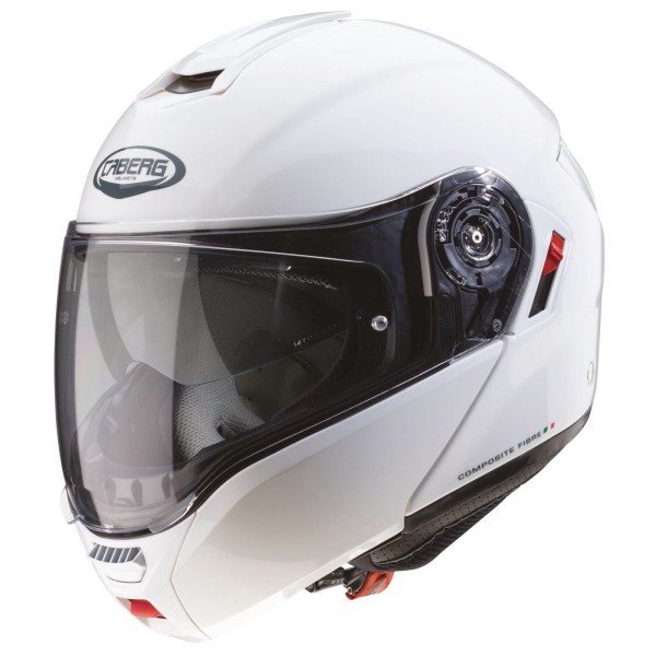 Casco Caberg Levo X blanco metalizado