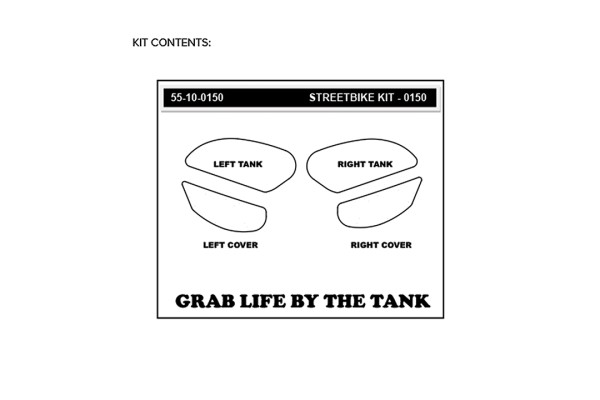 Stompgrip hybrid, Icon, für Kawasaki Ninja H2 SX (SE), 2018-2025