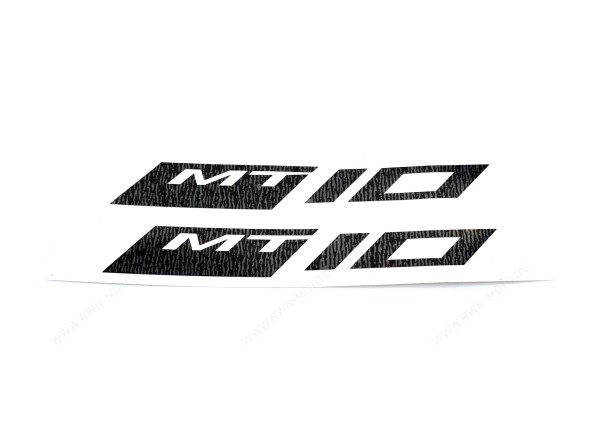 Adhesivos reflectantes para llantas negro frontal para Yamaha MT-10 (22-) Original