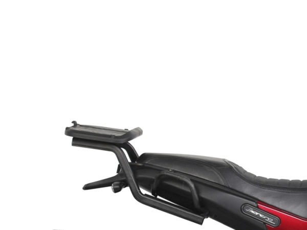 Soporte para baúl Shad, pintado en negro, para Benelli Leoncino 500 /Trail (17-25)