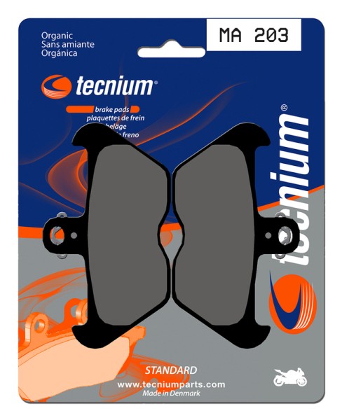 Pastillas de Freno Tecnium Street Orgánicas - MA203
