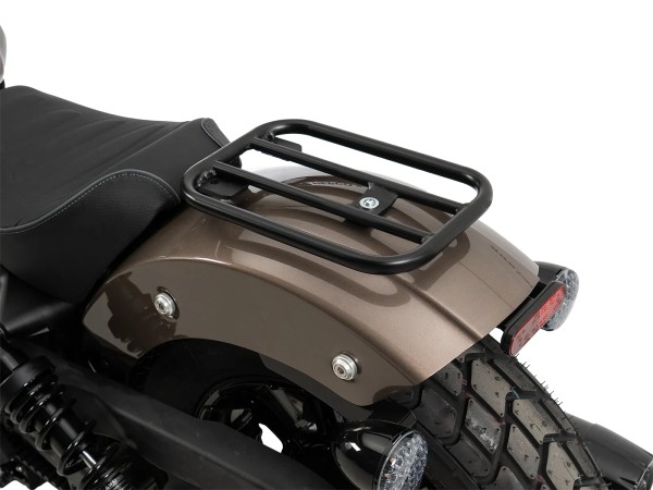 Solorack sin respaldo negro para Indian Scout Bobber 1250 (25-) Hepco & Becker