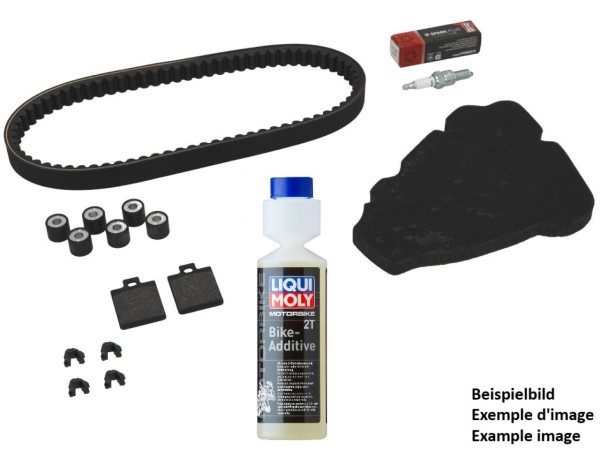 Inspektionskit Premium (OEM) mit Bremsbelägen + Additiv Vespa ET4 125 1997-1999