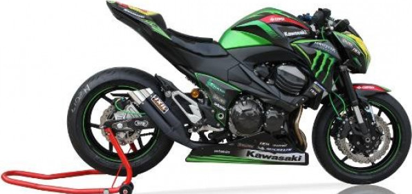 IXIL HYPERLOW BLACK XL silenciador trasero de acero inoxidable para Kawasaki Z 800 (Bj.13-)