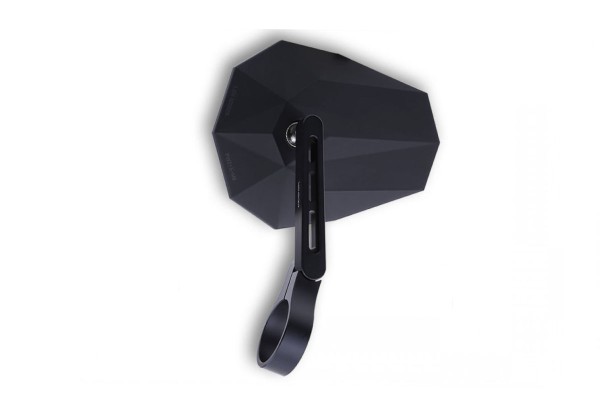 Espejo de manillar para Vespa izquierda o derecha, negro, Highsider Stealth X5