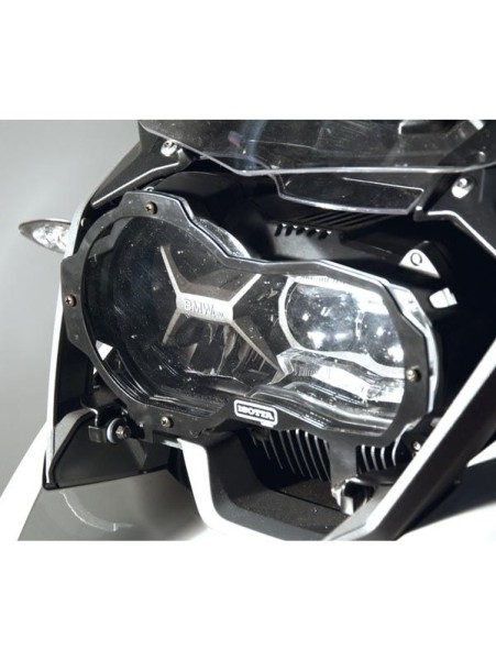 Protector de faro plegable para BMW R 1200 GS LC (13-16), negro