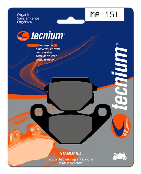 Pastillas de Freno Tecnium Street Orgánicas - MA151