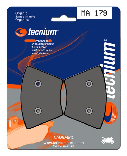 Pastillas de Freno Tecnium Street Orgánicas - MA179
