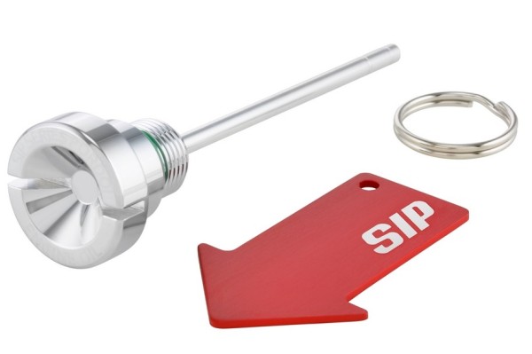 Tapón de llenado de aceite del motor para Vespa GTS/GTS Super/GTV 300cc HPE, cromado