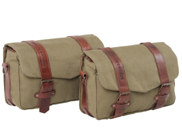 Juego de bolsas de mensajero LEGACY M/M verde para portador C-Bow Hepco & Becker