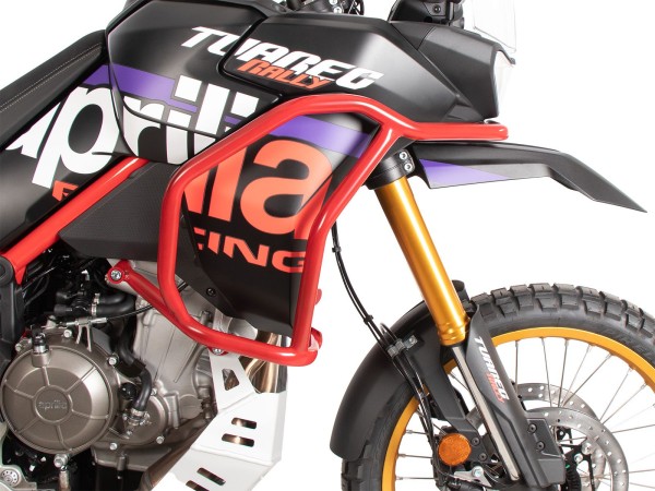 Protector depósito de combustible rojo para Aprilia Tuareg 660 (25-) Hepco & Becker