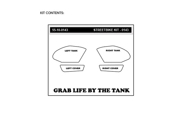 Stompgrip Traction Pads klar, für Suzuki GSXR1000(R), 2017-2025