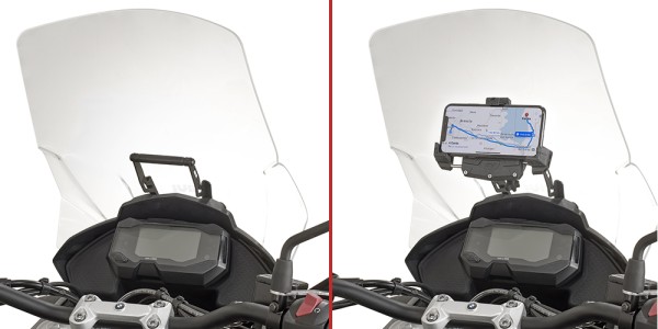 Soporte para el montaje en el parabrisas para la navegación / soporte de smartphone para BMW G 310 GS (BJ. 17-) O