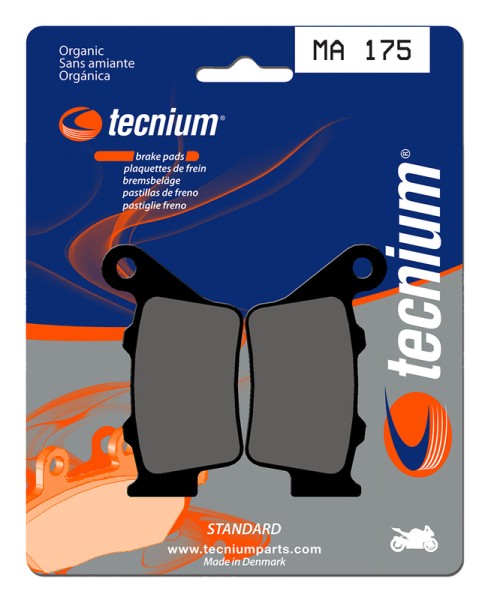 Pastillas de Freno Tecnium Street Orgánicas - MA175