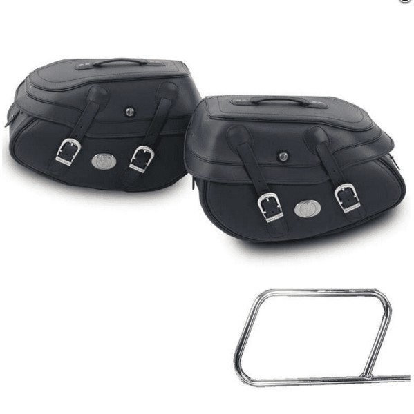 Juego de maletas laterales Buffalo Big para tubo portaequipajes Hepco & Becker
