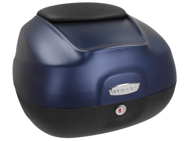 Maleta superior de 37 l con respaldo para Piaggio Beverly 300/350 (16-20) - blue planet mate opaco 290/A