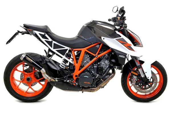 ARROW DARK PRO RACE Auspuff für KTM 1290 Superduke R 2017- / Superduke GT 2017-21, Edelstahl schwarz