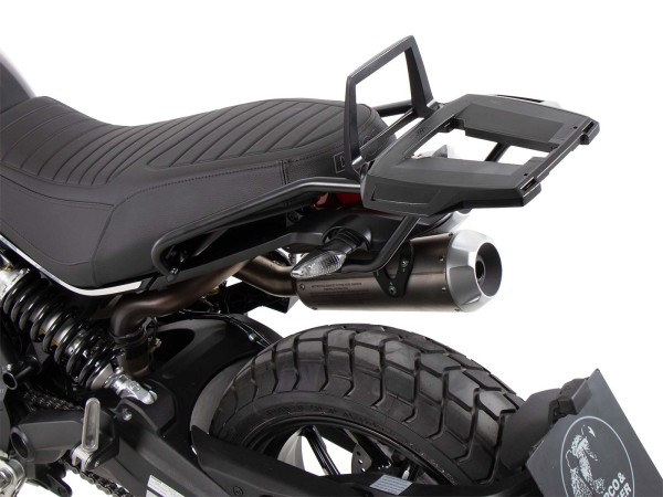 Portamaletas Alurack negro para Ducati Scrambler 1100 Dark Pro /Pro /Sport Pro (21-24)