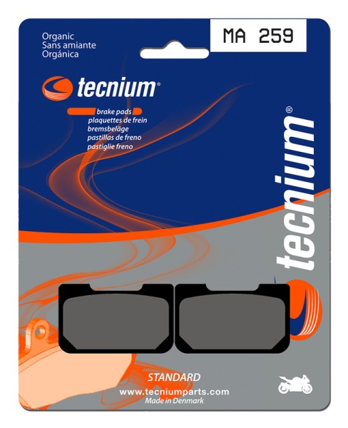 Pastillas de Freno Tecnium Street Orgánicas - MA259